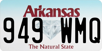 AR license plate 949WMQ