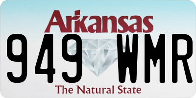 AR license plate 949WMR