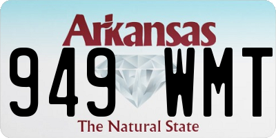 AR license plate 949WMT