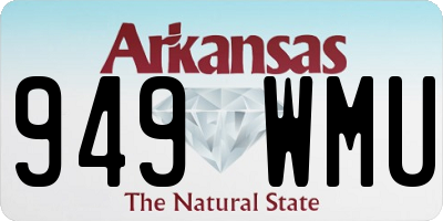 AR license plate 949WMU