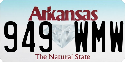 AR license plate 949WMW