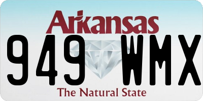 AR license plate 949WMX