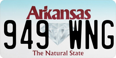 AR license plate 949WNG