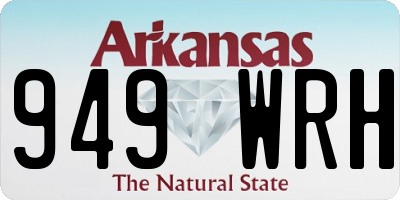 AR license plate 949WRH