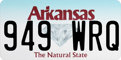 AR license plate 949WRQ