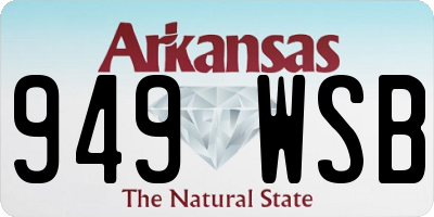 AR license plate 949WSB