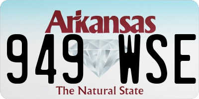 AR license plate 949WSE