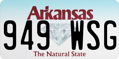AR license plate 949WSG