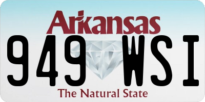 AR license plate 949WSI