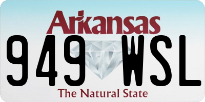 AR license plate 949WSL