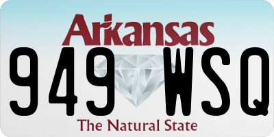 AR license plate 949WSQ