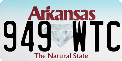 AR license plate 949WTC