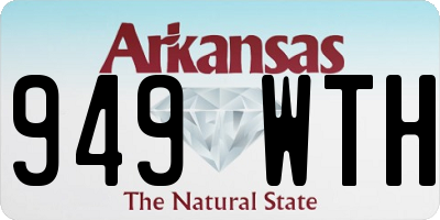 AR license plate 949WTH