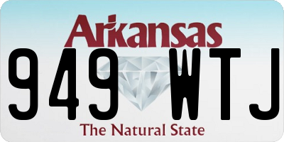 AR license plate 949WTJ