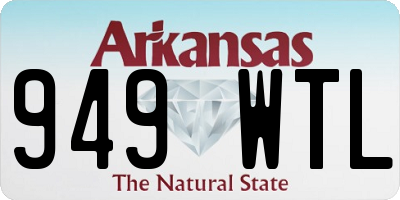 AR license plate 949WTL