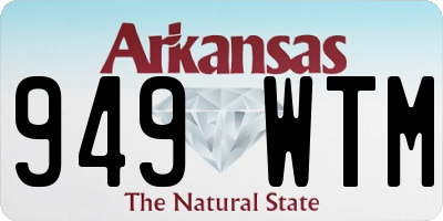 AR license plate 949WTM