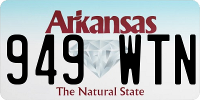 AR license plate 949WTN