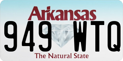 AR license plate 949WTQ