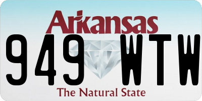 AR license plate 949WTW
