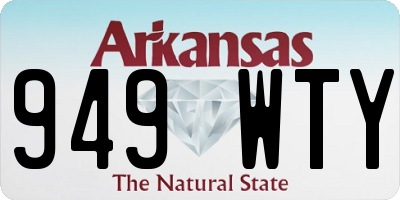 AR license plate 949WTY