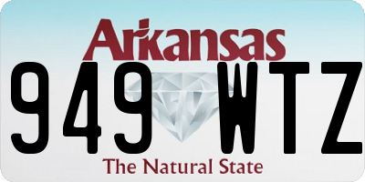 AR license plate 949WTZ