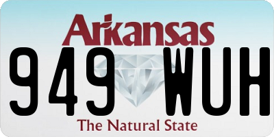 AR license plate 949WUH