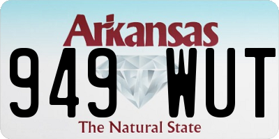 AR license plate 949WUT