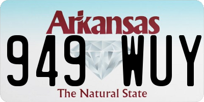 AR license plate 949WUY