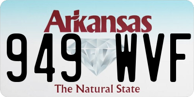 AR license plate 949WVF