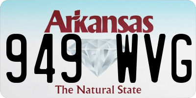 AR license plate 949WVG