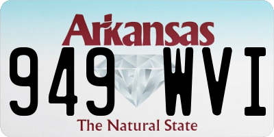 AR license plate 949WVI