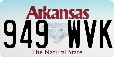 AR license plate 949WVK