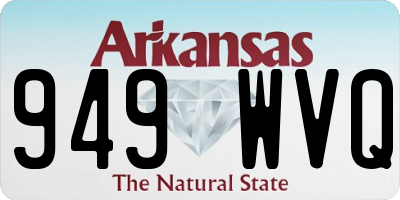 AR license plate 949WVQ