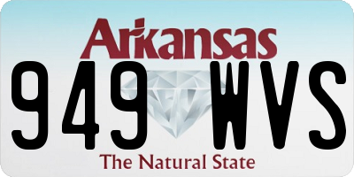 AR license plate 949WVS