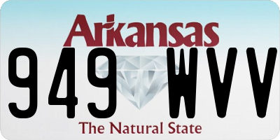 AR license plate 949WVV