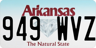 AR license plate 949WVZ