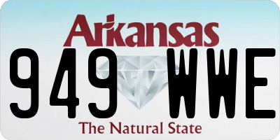 AR license plate 949WWE