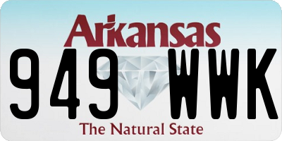 AR license plate 949WWK