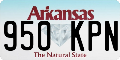 AR license plate 950KPN