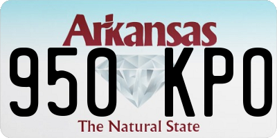 AR license plate 950KPO