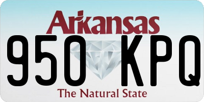 AR license plate 950KPQ