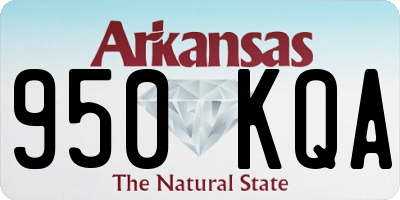 AR license plate 950KQA
