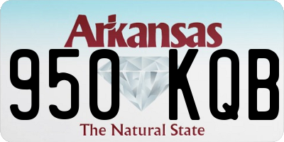 AR license plate 950KQB