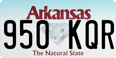 AR license plate 950KQR