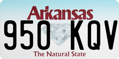 AR license plate 950KQV