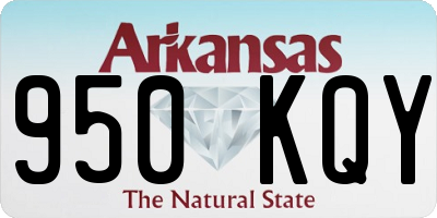 AR license plate 950KQY