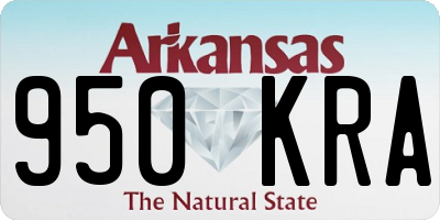 AR license plate 950KRA