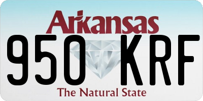 AR license plate 950KRF