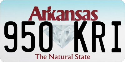 AR license plate 950KRI