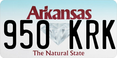 AR license plate 950KRK